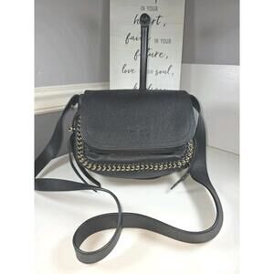 Coach Dakota 21 Flap Crossbody Bag Purse in Black pebbled leather